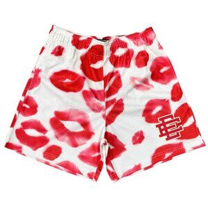 Eric Emanuel EE Valentines Day Kiss Shorts White